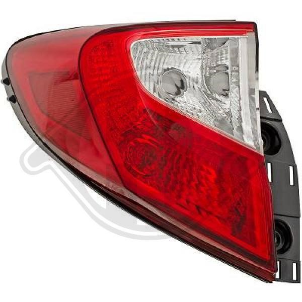 Diederichs 6642093 Tail lamp left 6642093: Buy near me in Poland at 2407.PL - Good price!