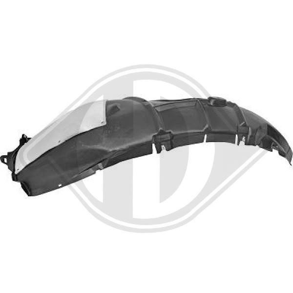 Diederichs 7433217 Fender liner front left 7433217: Buy near me at 2407.PL in Poland at an Affordable price!