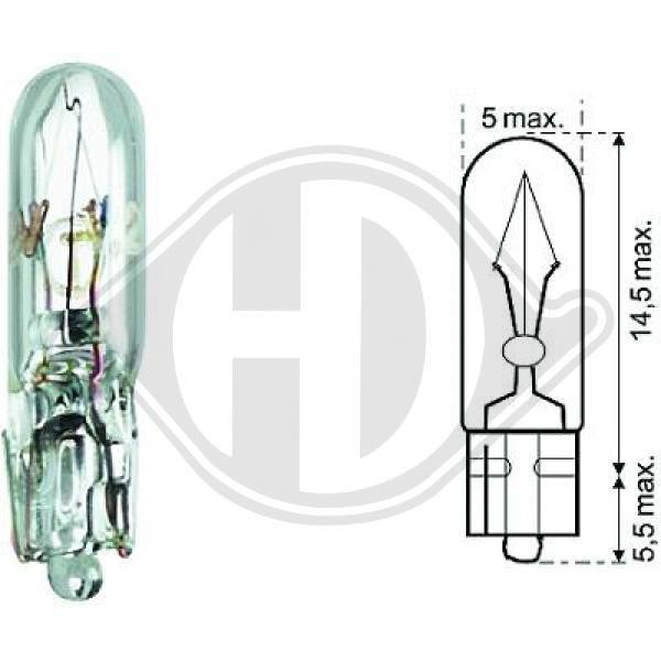 Diederichs LID10087 Halogen lamp 12V LID10087: Buy near me at 2407.PL in Poland at an Affordable price!