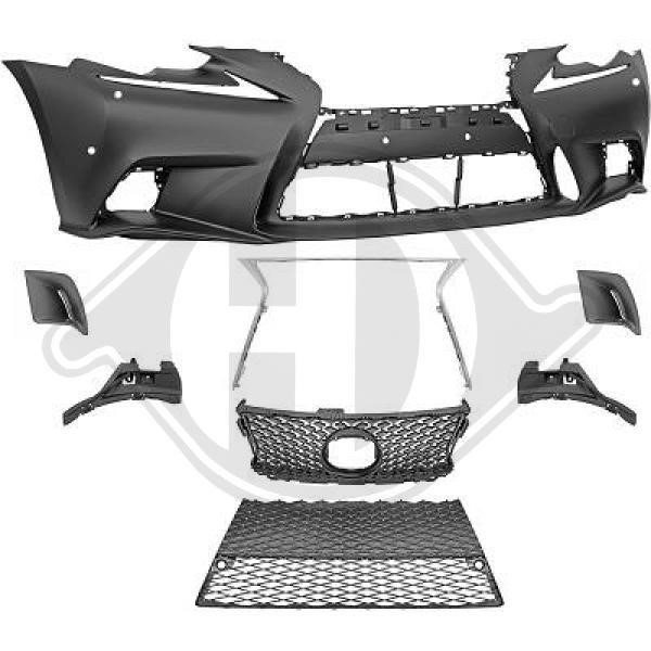 Diederichs 6740351 Front bumper 6740351: Buy near me in Poland at 2407.PL - Good price!