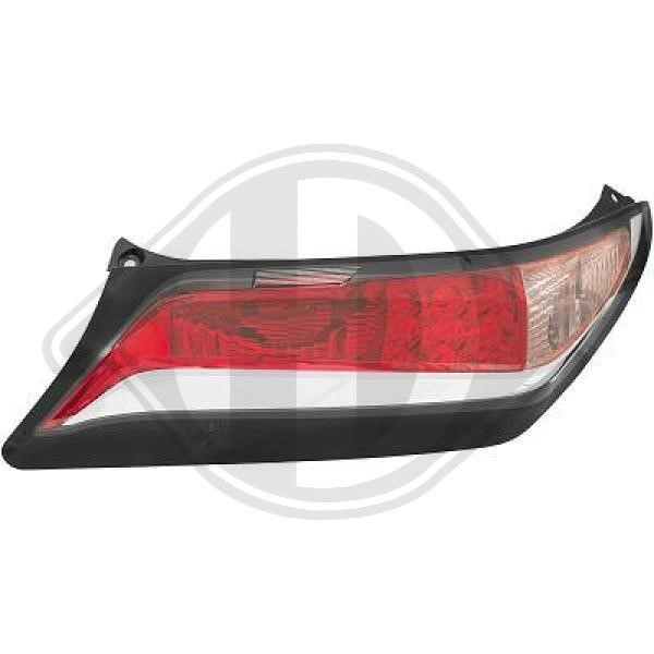 Diederichs 6601091 Tail lamp left 6601091: Buy near me in Poland at 2407.PL - Good price!