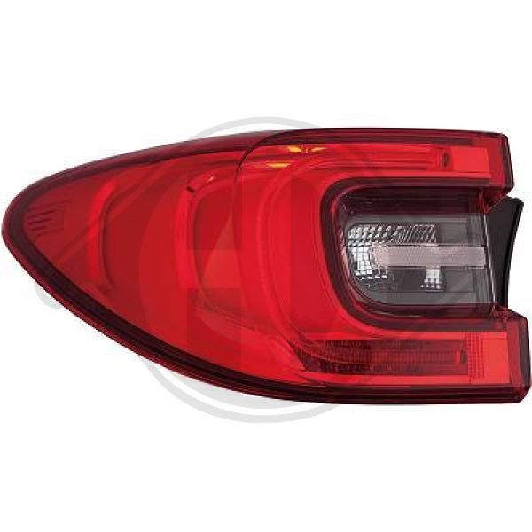 Diederichs 4446091 Tail lamp left 4446091: Buy near me in Poland at 2407.PL - Good price!