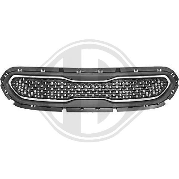 Diederichs 6570040 Grille radiator 6570040: Buy near me in Poland at 2407.PL - Good price!