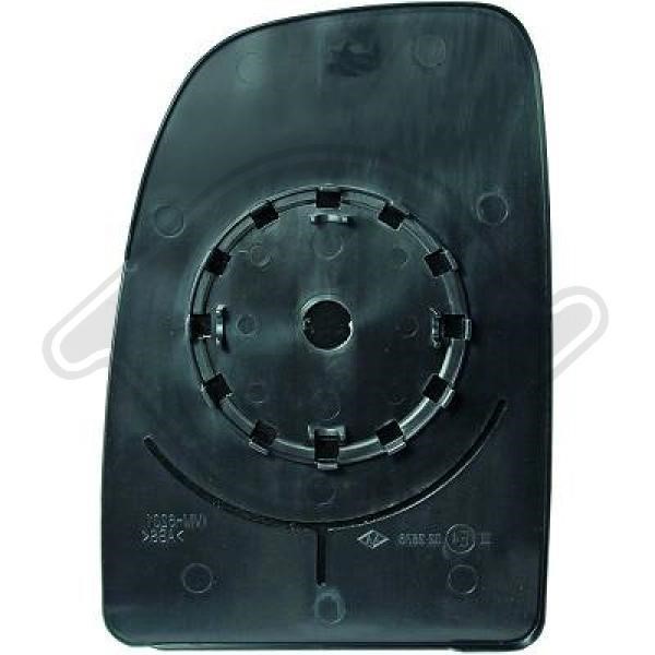 Diederichs 3484124 Side mirror insert, right 3484124: Buy near me in Poland at 2407.PL - Good price!