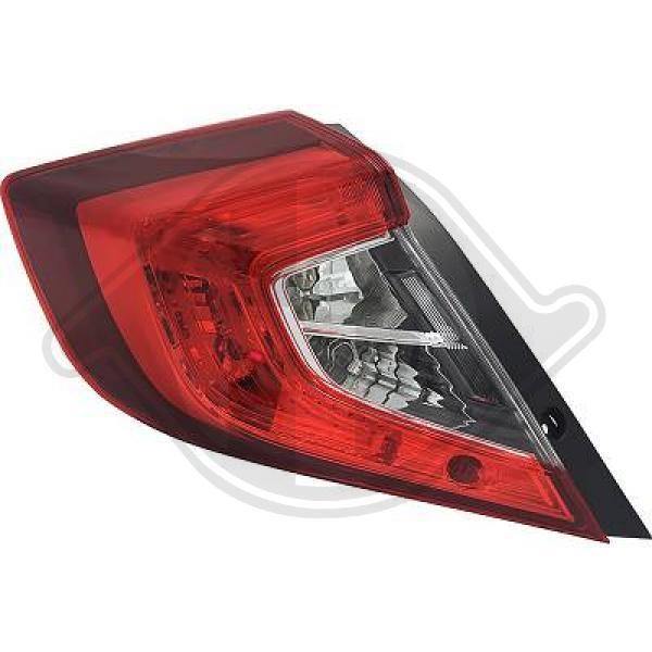 Diederichs 5250090 Tail lamp right 5250090: Buy near me in Poland at 2407.PL - Good price!