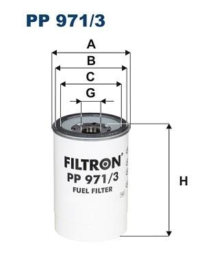 Filtron PP971/3 Фільтр палива PP9713: Приваблива ціна - Купити у Польщі на 2407.PL!