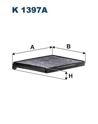 Filtron K1397A Filtr kabinowy K1397A: Dobra cena w Polsce na 2407.PL - Kup Teraz!