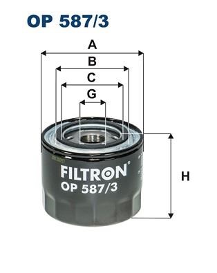 Filtron OP 587/3 Filtr oleju OP5873: Dobra cena w Polsce na 2407.PL - Kup Teraz!