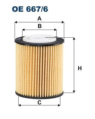 Filtron OE 6676 Oil Filter OE6676: Buy near me in Poland at 2407.PL - Good price!