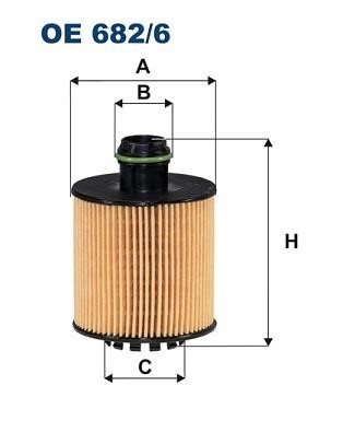 Filtron OE 682/6 Oil Filter OE6826: Buy near me at 2407.PL in Poland at an Affordable price!