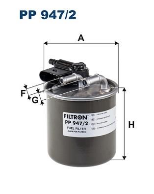 Filtron PP947/2 Fuel filter PP9472: Buy near me in Poland at 2407.PL - Good price!