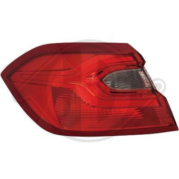 Diederichs 1407091 Tail lamp left 1407091: Buy near me in Poland at 2407.PL - Good price!