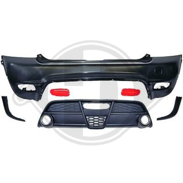 Diederichs 1206455 Bumper rear 1206455: Buy near me at 2407.PL in Poland at an Affordable price!