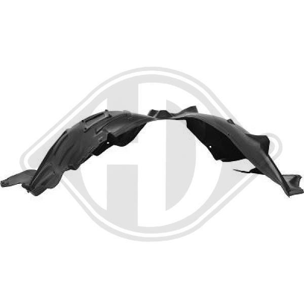 Diederichs 1682209 Fender liner front left 1682209: Buy near me in Poland at 2407.PL - Good price!