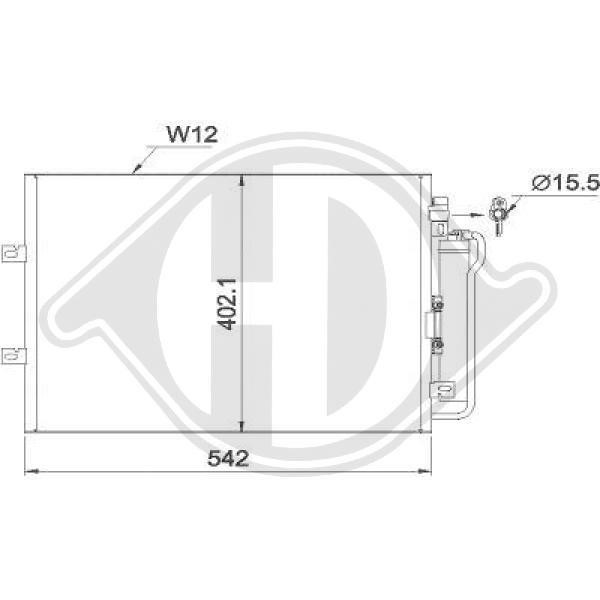 Diederichs DCC1769 Радиатор кондиционера (Конденсатор) DCC1769: Купить в Польше - Отличная цена на 2407.PL!