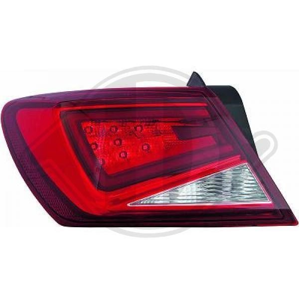 Diederichs 7433391 Tail lamp left 7433391: Buy near me in Poland at 2407.PL - Good price!