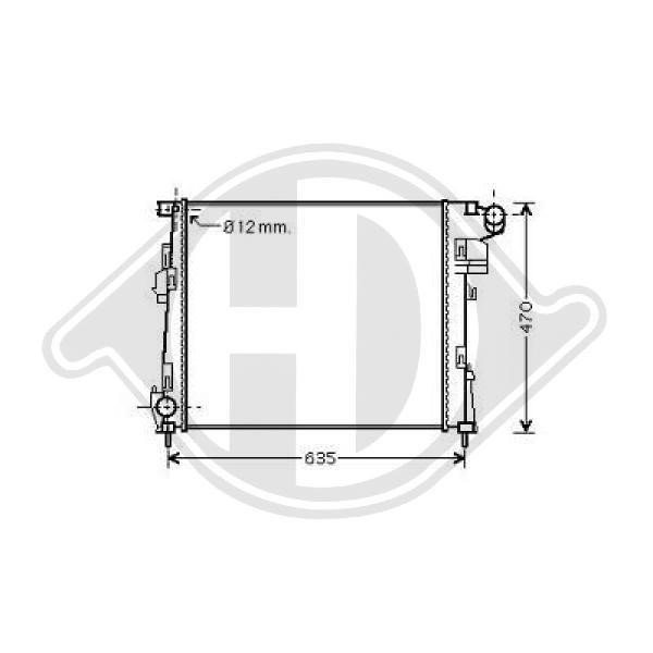 Diederichs DCM2953 Радіатор охолодження двигуна DCM2953: Приваблива ціна - Купити у Польщі на 2407.PL!