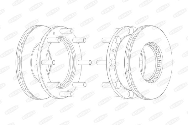 Beral BCR107A Innenbelüftete Bremsscheibe vorne BCR107A: Kaufen Sie zu einem guten Preis in Polen bei 2407.PL!