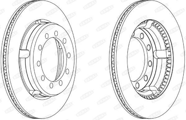 Beral BCR179A Innenbelüftete Bremsscheibe vorne BCR179A: Kaufen Sie zu einem guten Preis in Polen bei 2407.PL!