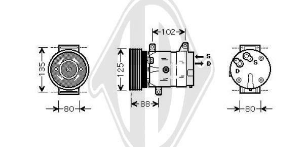 Diederichs DCK1484 Kompressor klimaanlage DCK1484: Kaufen Sie zu einem guten Preis in Polen bei 2407.PL!