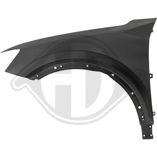 Diederichs 1055007 Front fender left 1055007: Buy near me in Poland at 2407.PL - Good price!