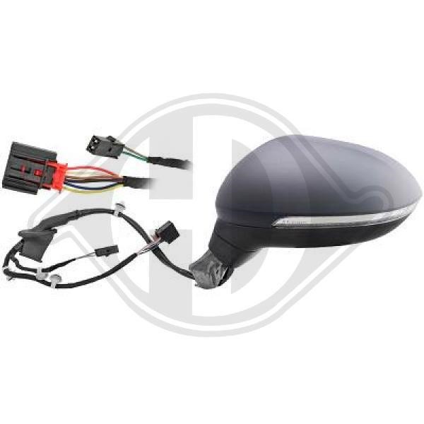 Diederichs 2249027 Rearview mirror external left 2249027: Buy near me in Poland at 2407.PL - Good price!