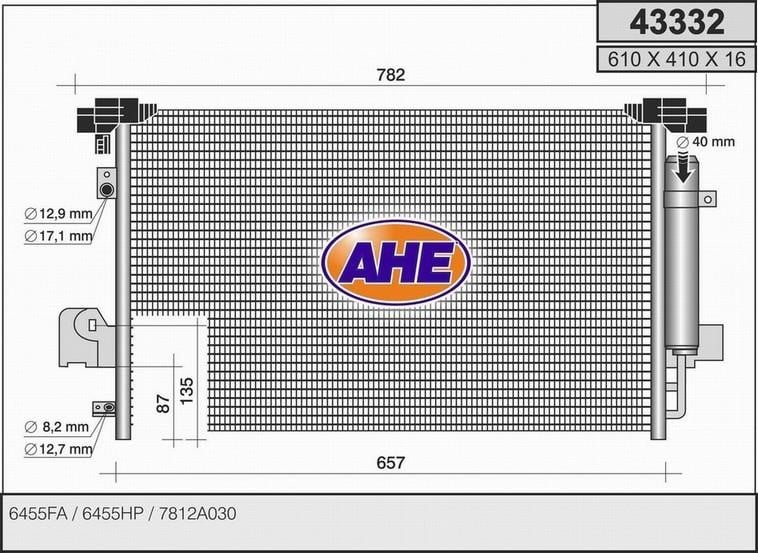 AHE 43332 Cooler Module 43332: Buy near me in Poland at 2407.PL - Good price!