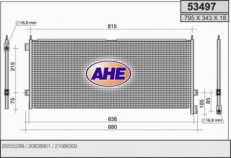 AHE 53497 Cooler Module 53497: Buy near me in Poland at 2407.PL - Good price!