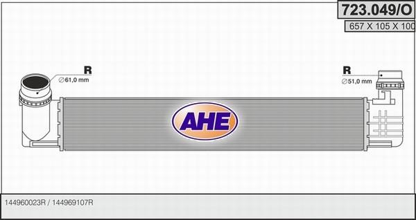 AHE 723.049/O Intercooler, charger 723049O: Buy near me in Poland at 2407.PL - Good price!