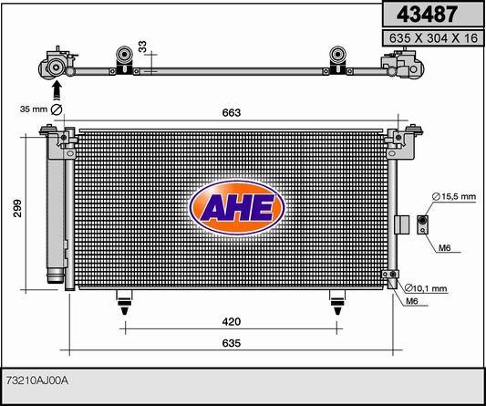 AHE 43487 Cooler Module 43487: Buy near me in Poland at 2407.PL - Good price!