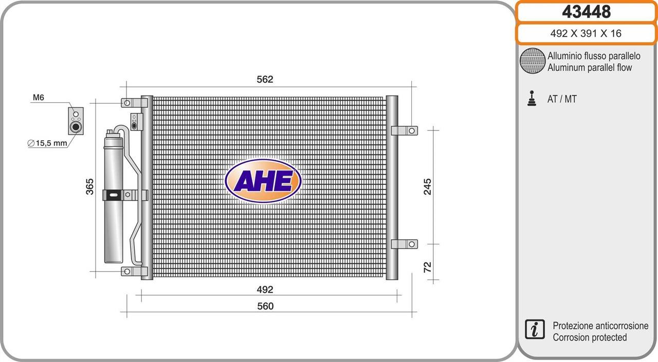 AHE 43448 Cooler Module 43448: Buy near me in Poland at 2407.PL - Good price!