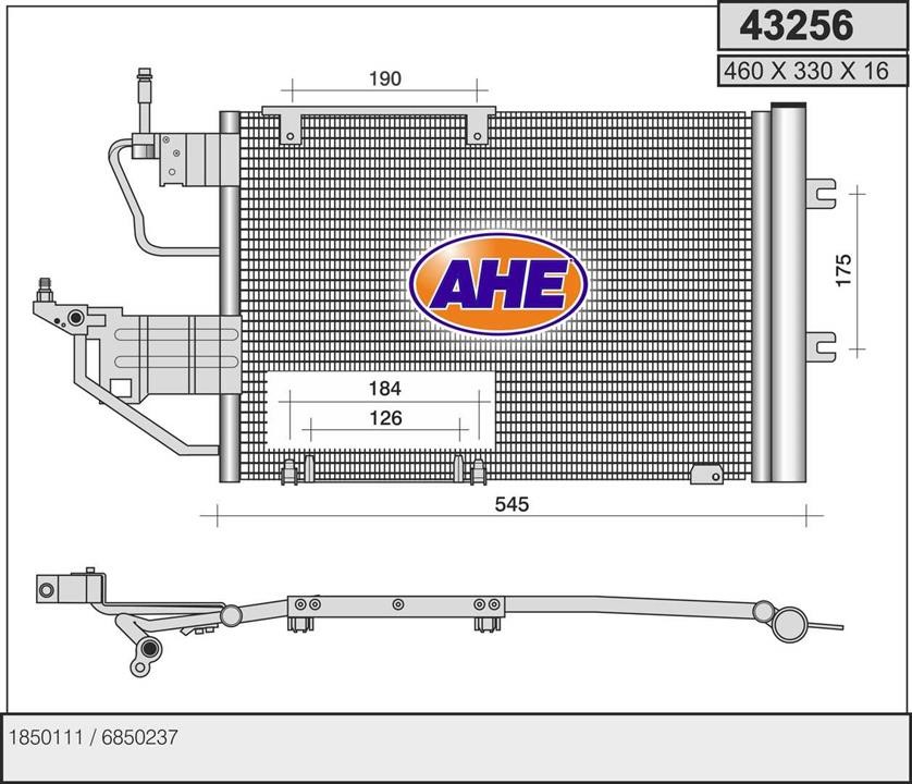 AHE 43256 Cooler Module 43256: Buy near me in Poland at 2407.PL - Good price!