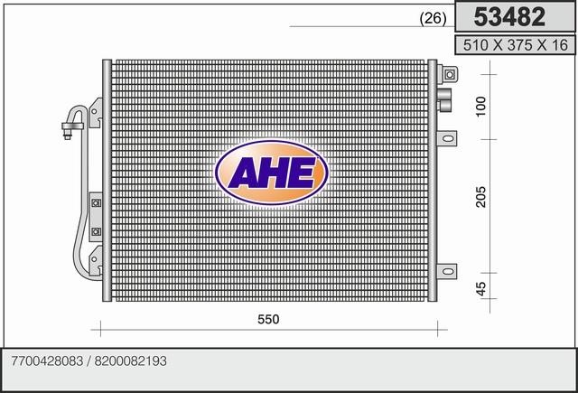AHE 53482 Cooler Module 53482: Buy near me in Poland at 2407.PL - Good price!