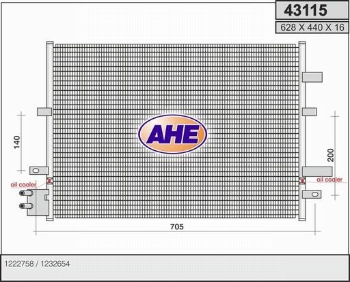 AHE 43115 Cooler Module 43115: Buy near me in Poland at 2407.PL - Good price!