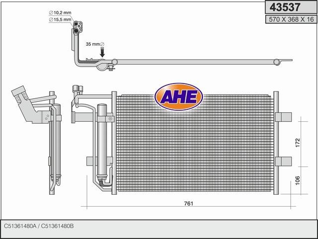 AHE 43537 Cooler Module 43537: Buy near me in Poland at 2407.PL - Good price!