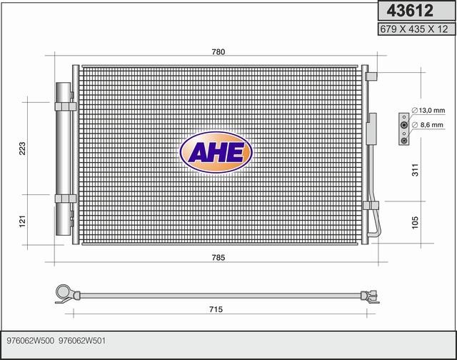 AHE 43612 Cooler Module 43612: Buy near me in Poland at 2407.PL - Good price!