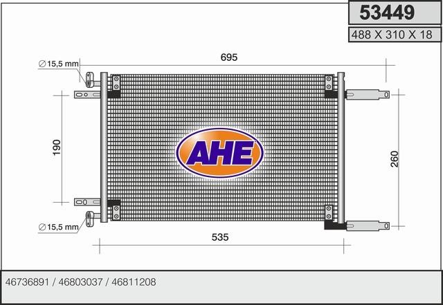 AHE 53449 Cooler Module 53449: Buy near me in Poland at 2407.PL - Good price!
