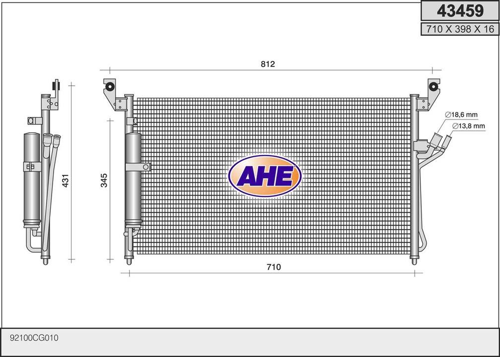 AHE 43459 Cooler Module 43459: Buy near me in Poland at 2407.PL - Good price!