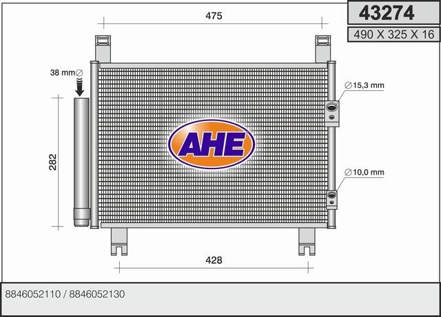 AHE 43274 Cooler Module 43274: Buy near me in Poland at 2407.PL - Good price!