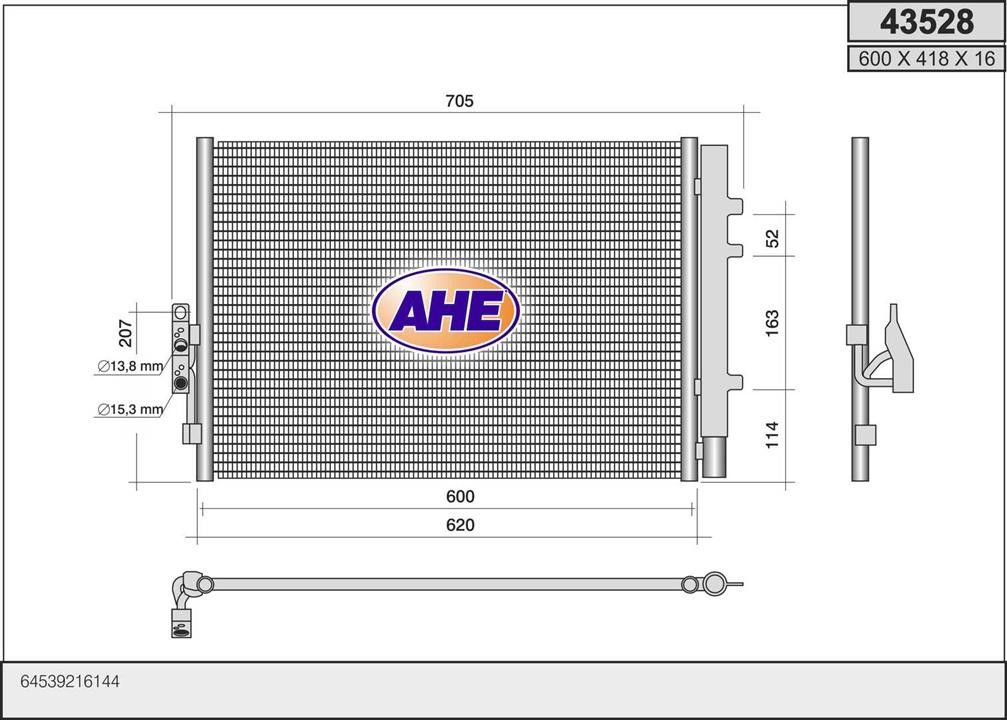 AHE 43528 Cooler Module 43528: Buy near me in Poland at 2407.PL - Good price!
