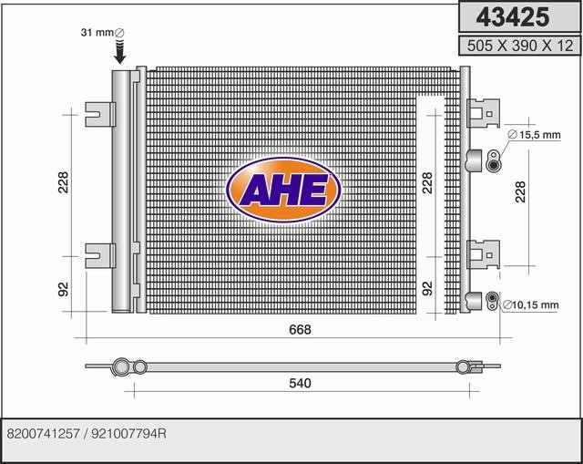 AHE 43425 Cooler Module 43425: Buy near me in Poland at 2407.PL - Good price!