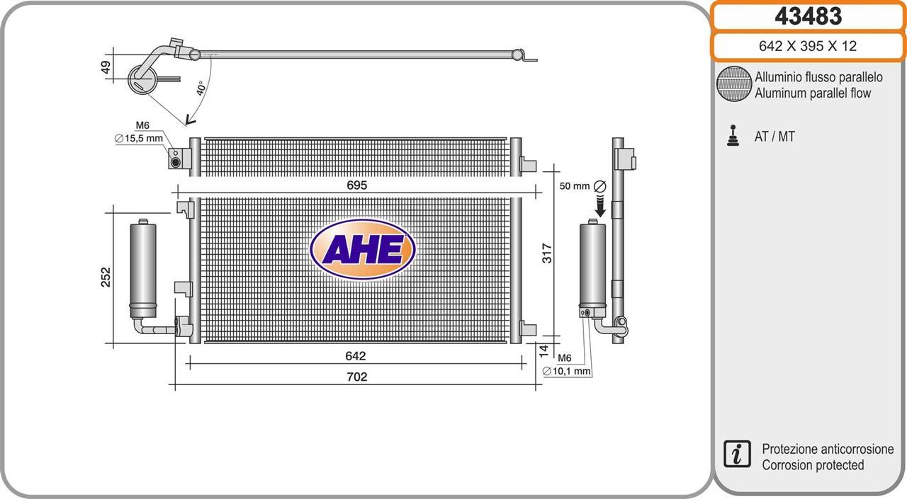 AHE 43483 Cooler Module 43483: Buy near me in Poland at 2407.PL - Good price!