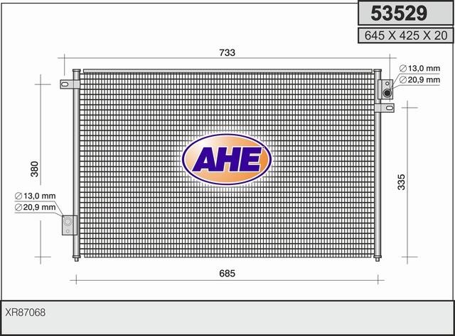 AHE 53529 Радиатор кондиционера (Конденсатор) 53529: Отличная цена - Купить в Польше на 2407.PL!