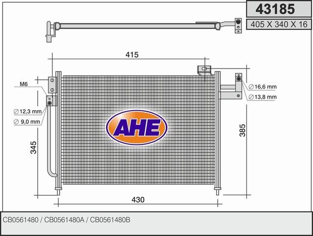 AHE 43185 Moduł chłodzący 43185: Dobra cena w Polsce na 2407.PL - Kup Teraz!