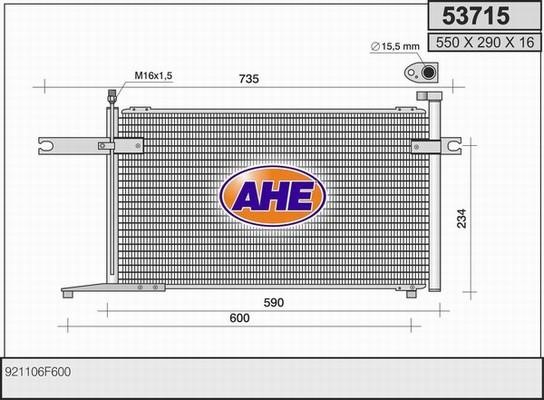AHE 53715 Cooler Module 53715: Buy near me in Poland at 2407.PL - Good price!