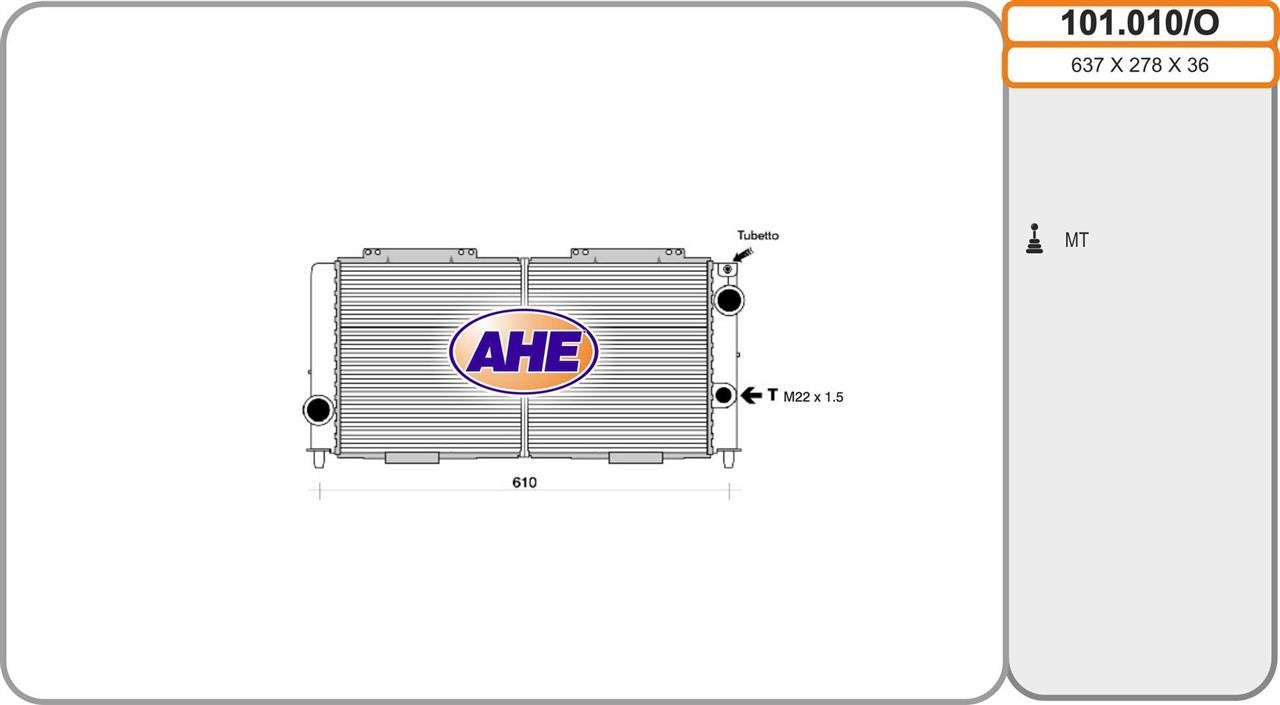 AHE 101.010/O Chłodnica, układ chłodzenia silnika 101010O: Dobra cena w Polsce na 2407.PL - Kup Teraz!