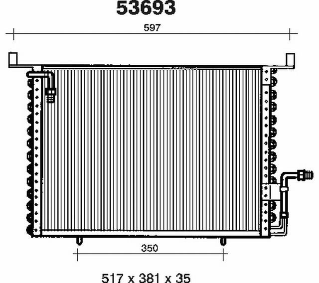AHE 53693 Радиатор кондиционера (Конденсатор) 53693: Отличная цена - Купить в Польше на 2407.PL!