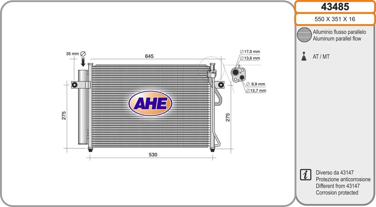 AHE 43485 Moduł chłodzący 43485: Dobra cena w Polsce na 2407.PL - Kup Teraz!