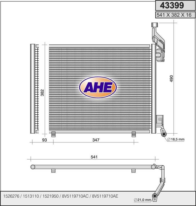 AHE 43399 Cooler Module 43399: Buy near me in Poland at 2407.PL - Good price!
