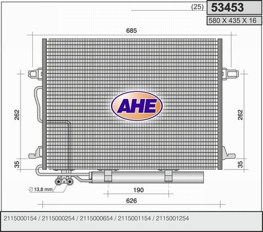 AHE 53453 Cooler Module 53453: Buy near me in Poland at 2407.PL - Good price!